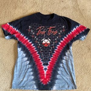 Tie Dye Pink Floyd The Wall tshirt. XL relaxed fit, very soft